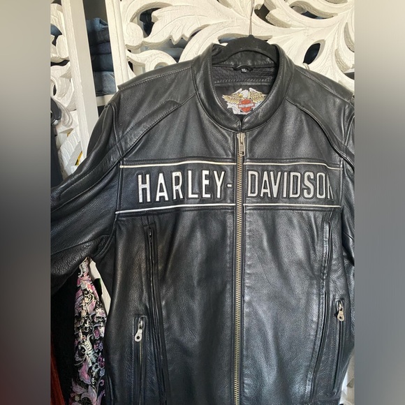 Harley-Davidson® Men's Reflective Road Warrior 3-in-1 Leather Jacket 98138-09VM - Picture 5 of 9